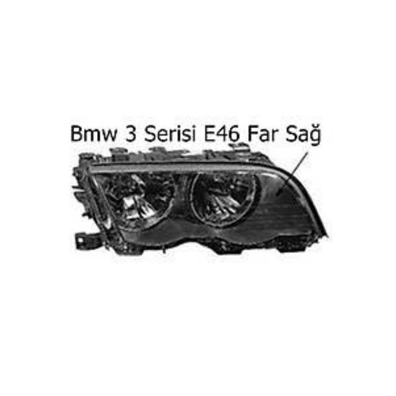 Bmw 3 Serisi E46 Far Sağ (2)