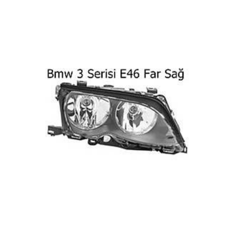 Bmw 3 Serisi E46 Far Sağ