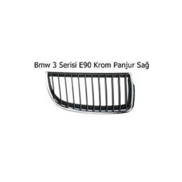 Bmw 3 Serisi E90 Krom Panjur Sağ