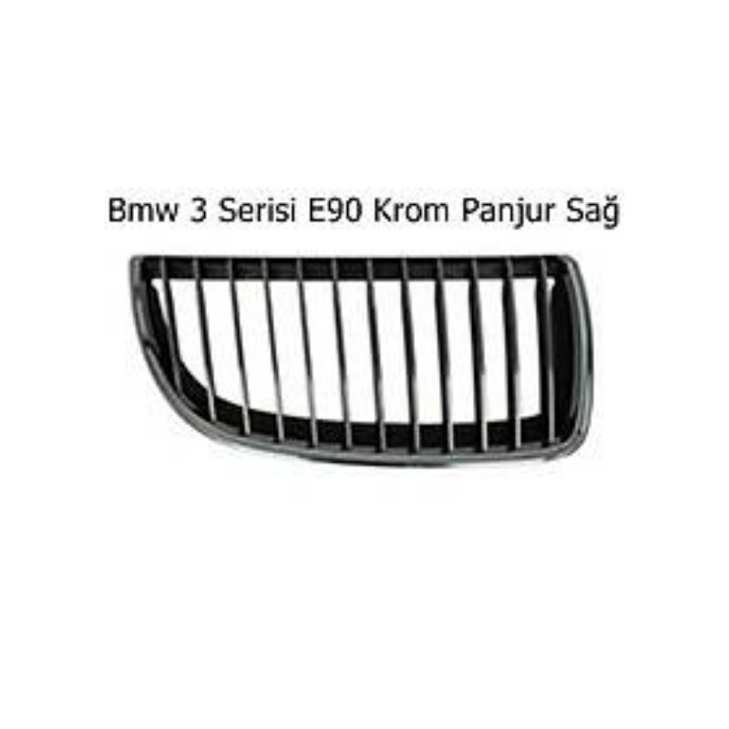 Bmw 3 Serisi E90 Krom Panjur Sağ
