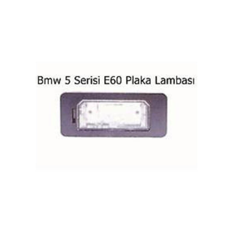 Bmw 5 Serisi E60 Plaka Lambası