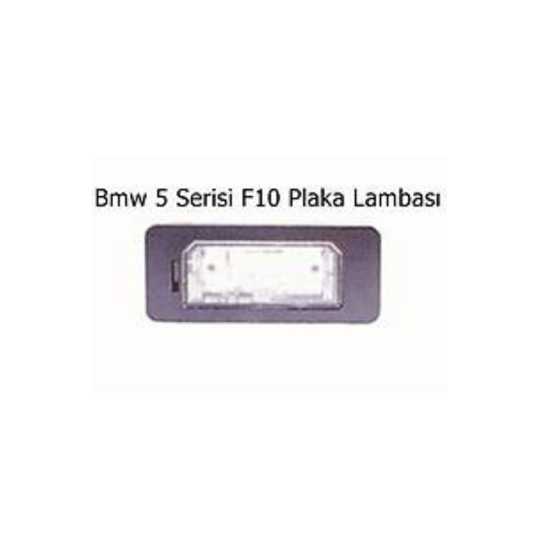Bmw 5 Serisi F10 Plaka Lambası