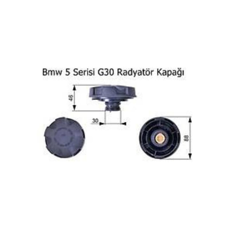 Bmw 5 Serisi G30 Radyatör Kapağı
