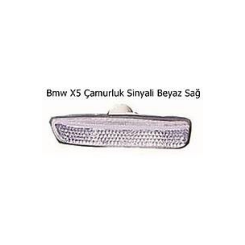 Bmw X5 Çamurluk Sinyali Beyaz Sağ